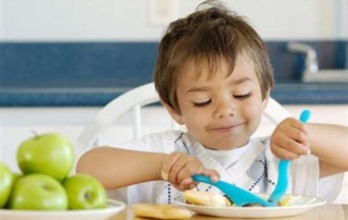 child eating